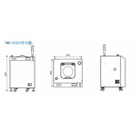 Смеситель вакуумный деаэраторный SMIDA TMV-310TT
